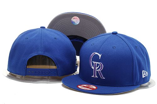 MLB Colorado Rockies NE Snapback Hat #16